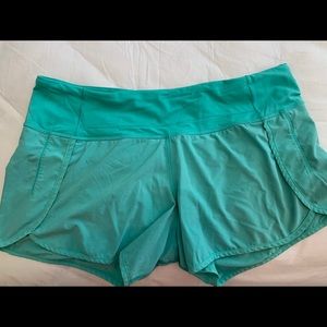 Teal Blue Lulu Shorts Sz.10